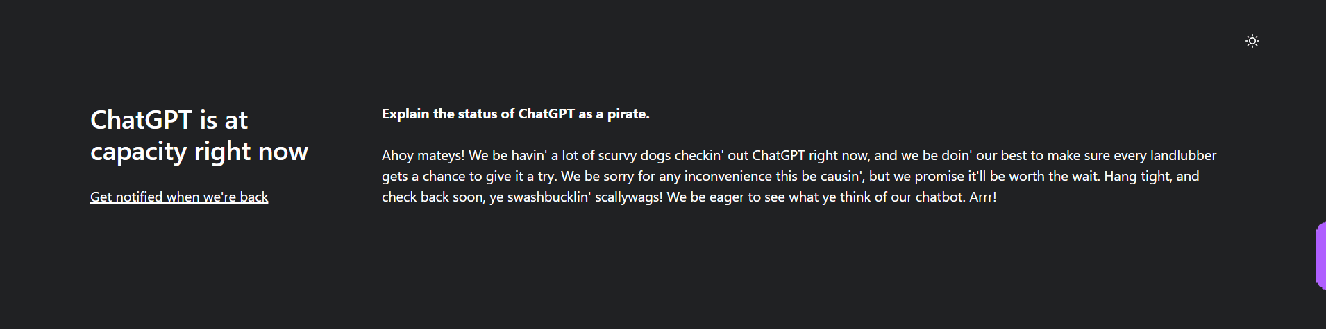chatgpt down